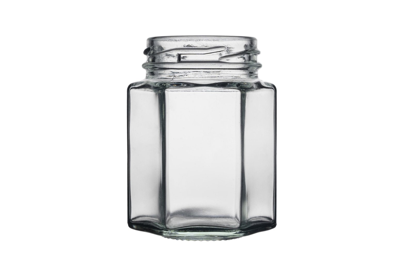 195 ml Hexagon Jar, BPAE10844