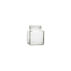 6oz square jar 58mm, C-125 6oz square jar 58mm, C-125