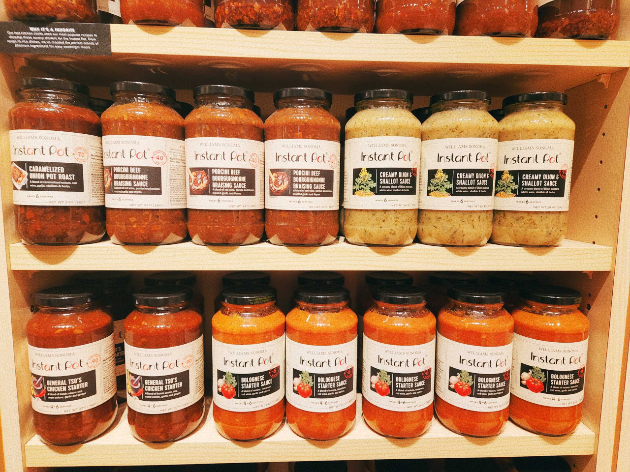 Set of 8, 24 oz Glass Pasta Sauce Jars | Nakpunar